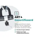 Voltano ART4 Kettingslot Motor Met U Lock