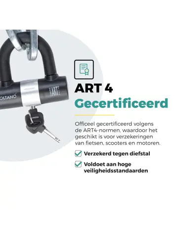 Voltano ART4 Kettingslot Motor Met U Lock