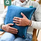 Qnuss Warmtekussen Fluweel 45x45