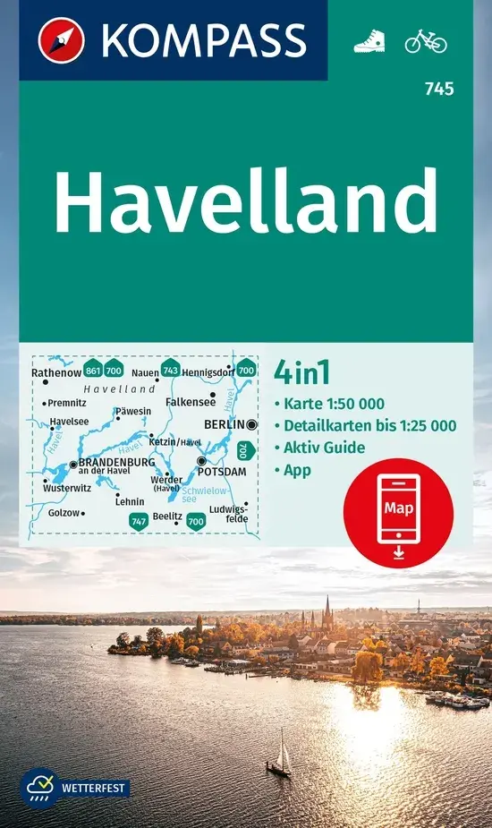 Wandelkaart WK745 Havelland