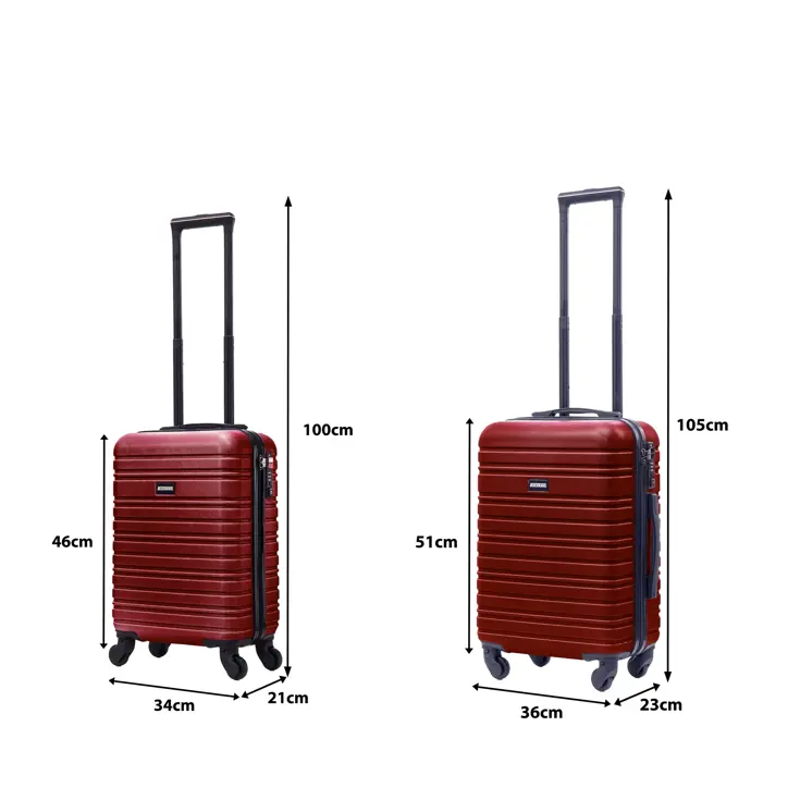 Kofferset 4 delige ABS 29 39 74 en 95L TSA-slot