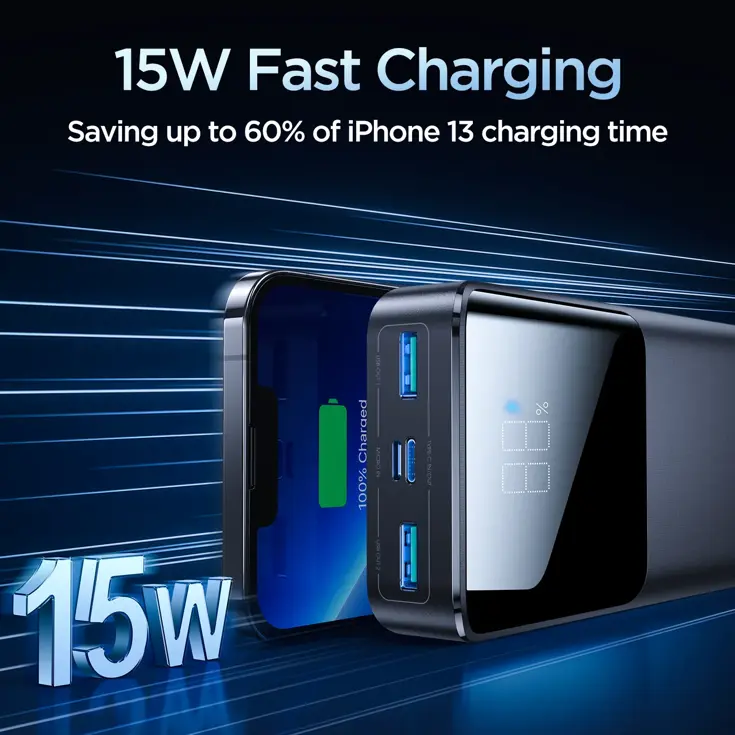 Powerbank - 20000mAh - Zwart