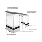 Thule rain blocker zijwand G2 TO1200 V2