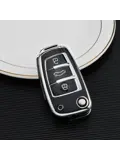 TPU Sleutelhoesje voor Audi zwart C3