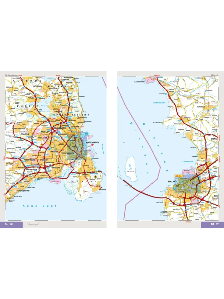 Wegenatlas Denemarken