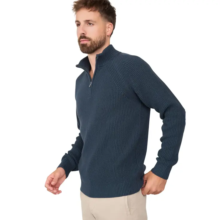 Heren Menthon Zip Pullover