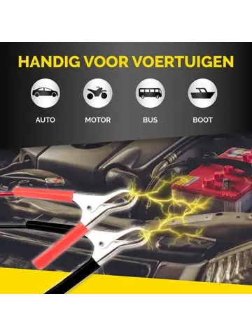 Acculader 6/12V 6 fasen IP65