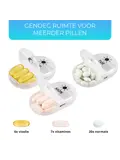 GEASY Pillendoos 7 Dagen – 2 Vakken