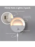 Oplaadbare Halo Lights - 3-pack