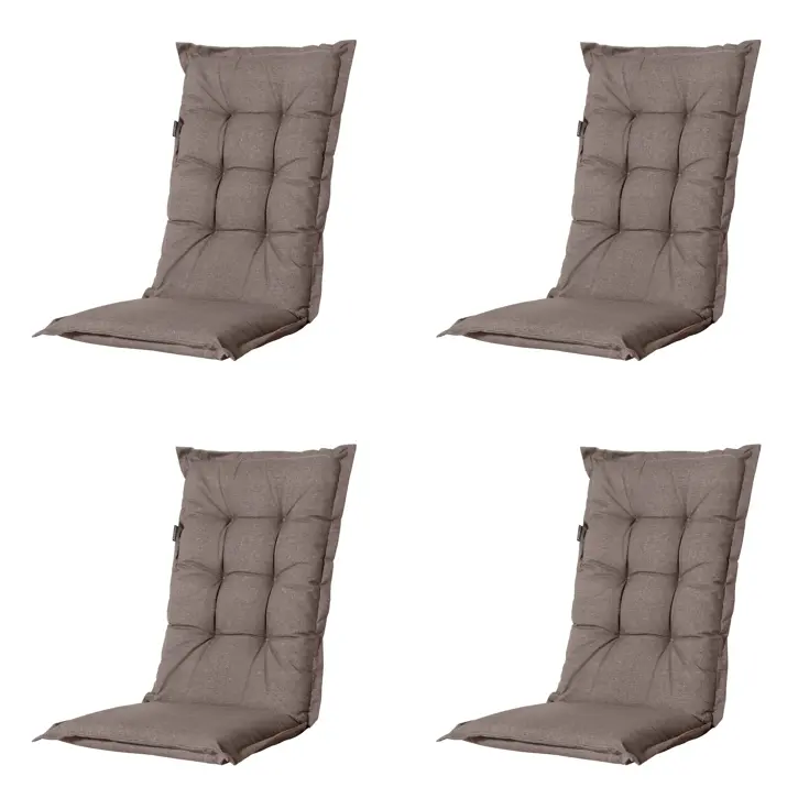 Manchester - Kussen hoge rug - Set van 4