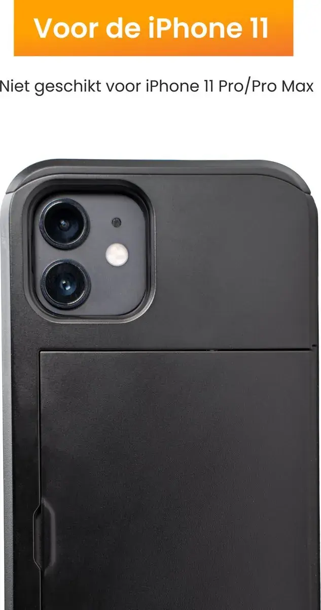 R2B iPhone 11 Hoesje met pasjeshouder