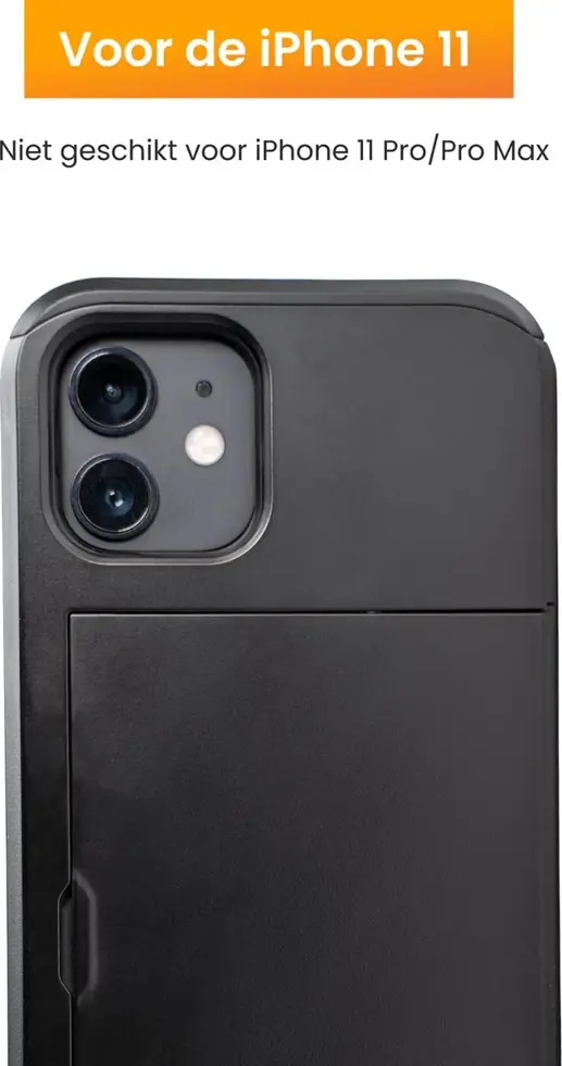 R2B iPhone 11 Hoesje met pasjeshouder