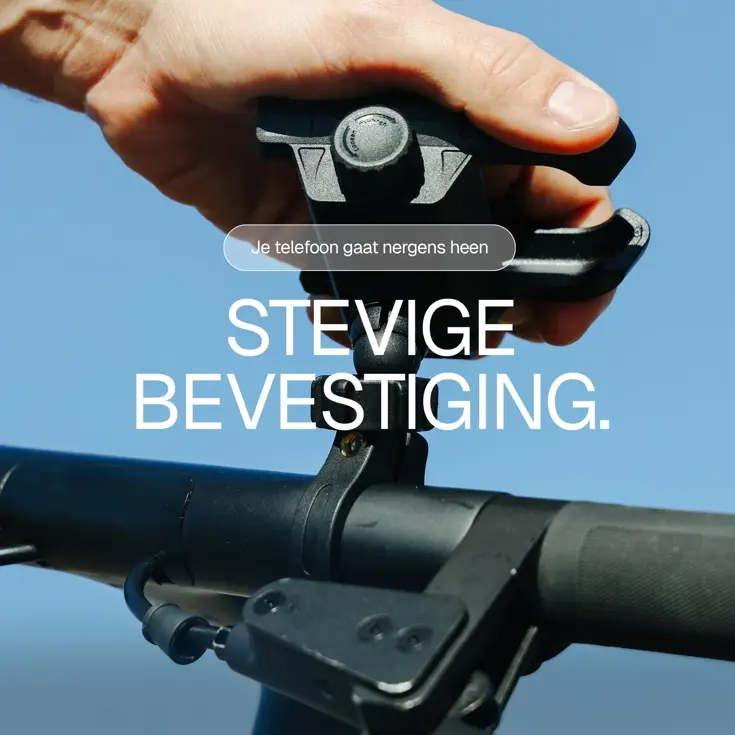 Telefoonhouder Fiets met Snelsluit klem