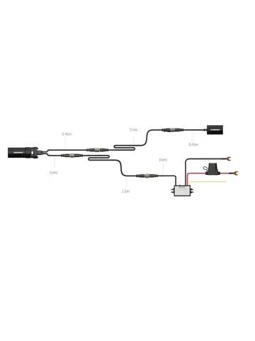 K6 Motor 2CH Dual Wifi 2K dashcam