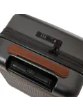 Zuna - Handbagagekoffer - Leren handvatten - 55cm