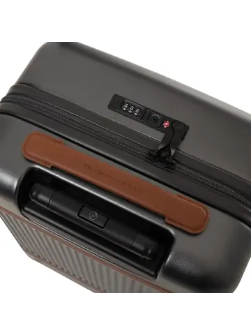 Zuna - Handbagagekoffer - Leren handvatten - 55cm