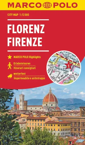Stadsplattegrond City Map Florence 1:12.000