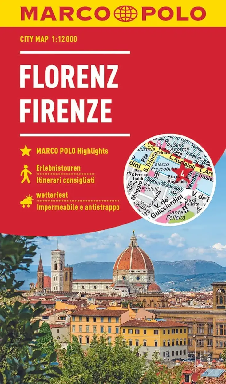 Stadsplattegrond City Map Florence 1:12.000