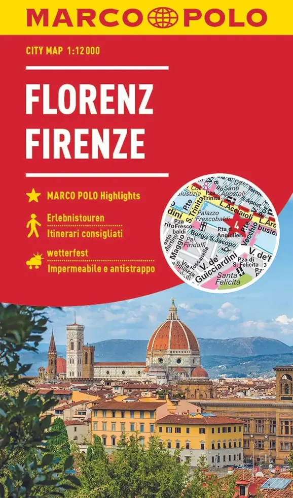 Stadsplattegrond City Map Florence 1:12.000