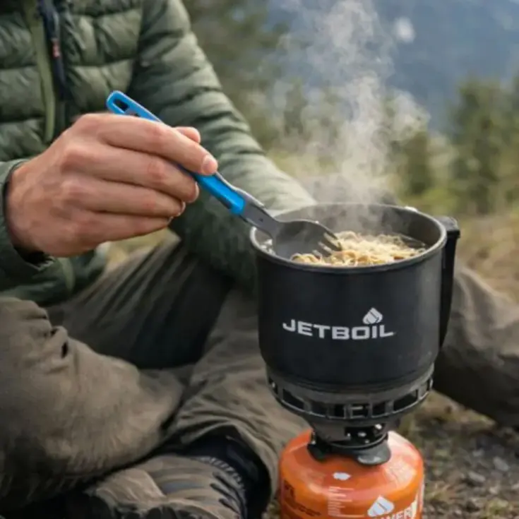 Lichtgewicht Titanium Spork - Bestekset 2-in-1