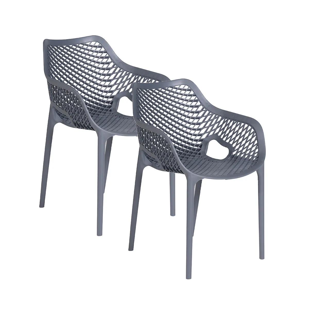 Garden Impressions Air XL 2 st Tuinstoel   Grijs