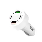 R2B Autolader USB C & USB A - Snellader - Wit