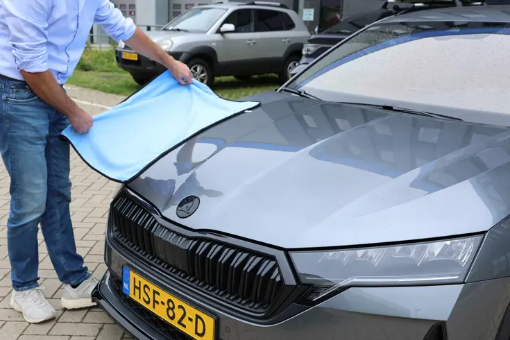 Microvezel droogdoek XL 64x88cm voor auto reinigen