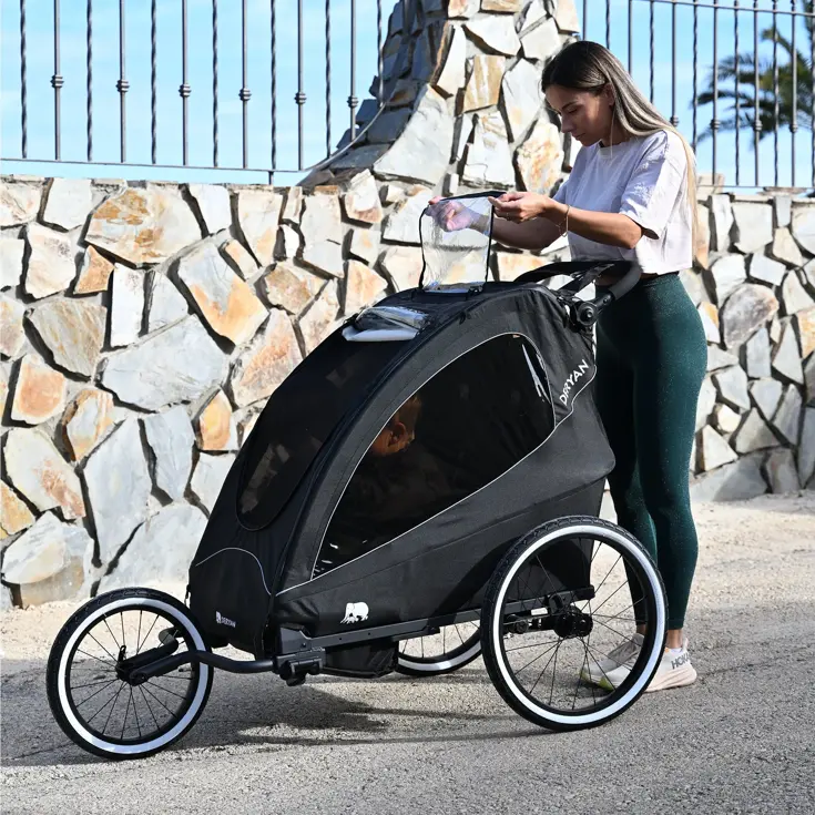 Luxe Fietskar - 3-in-1 model - Hardloopkinderwagen