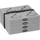 Campout Onderlegplaten Caravan – 4 Stuks