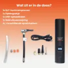 QLT Draadloze Luchtcompressor - 10,3 Bar