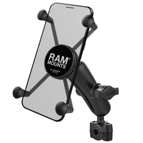 Telefoonhouder voor motorspiegel