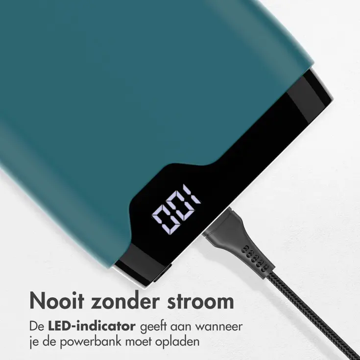 Powerbank 20.000 mAh 22.5w Snellader