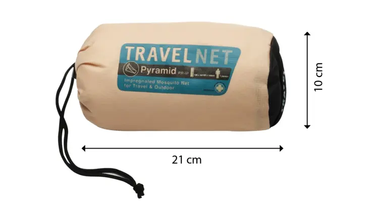 Travelnet reisklamboe PYRAMID I geïmpregneerd
