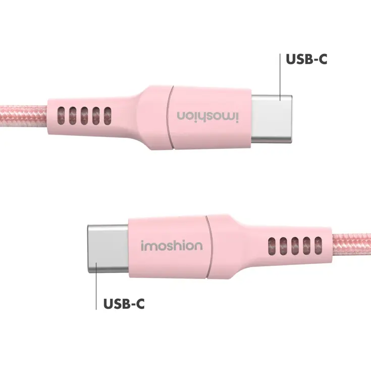 imoshion Gevlochten USB-C naar USB-C kabel