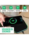Draadloze Oplader - Zwart