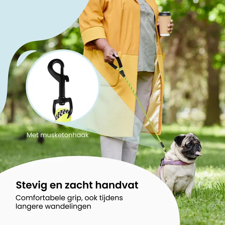 Reflecterende Hondenriem 3m