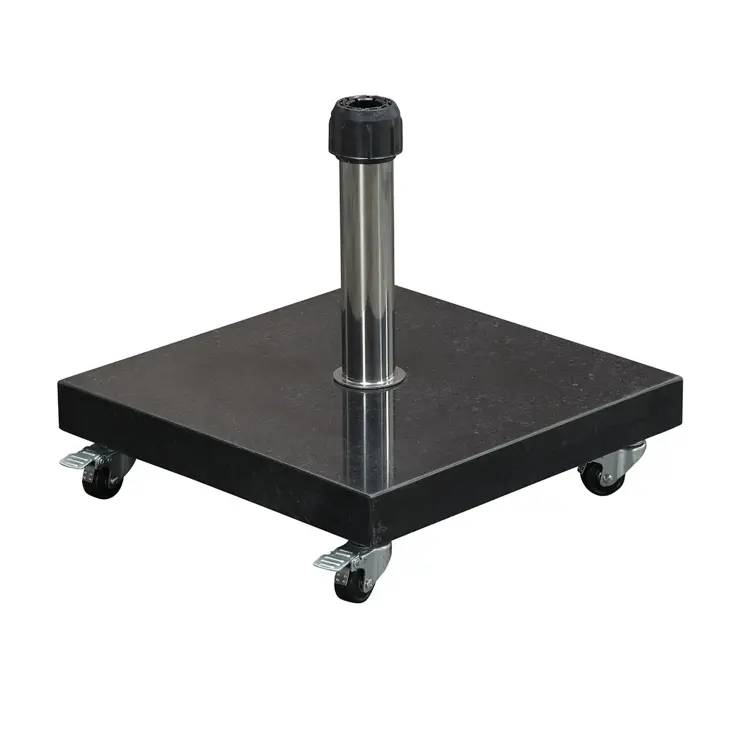 Manilla Stokparasol incl voet en hoes