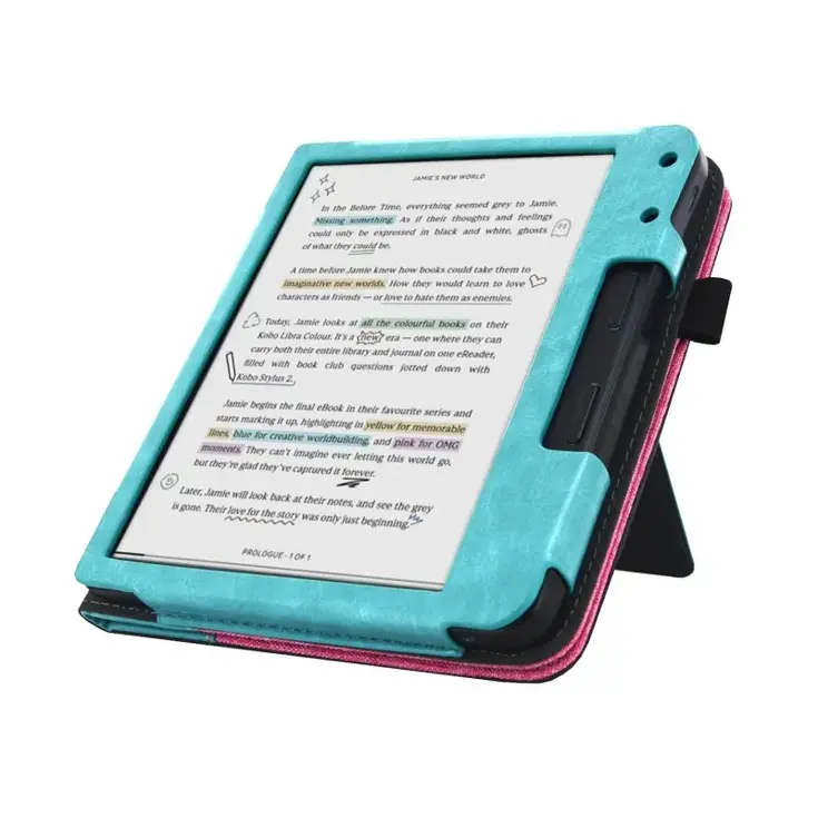 Ereader Hoesje - Jeans strap Case Kobo Libra Color