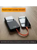 Powerbank 10000 mAh met Ingebouwde Kabels