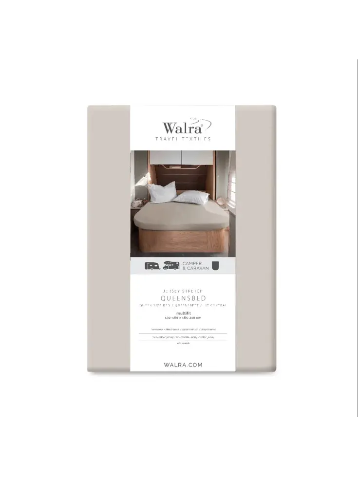 Jersey hoeslaken queens bed