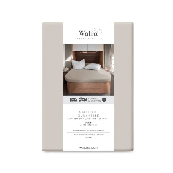 Jersey hoeslaken queens bed