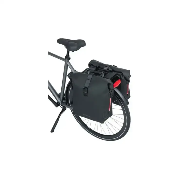 Basil dubbel SoHo Nordlight night zwart 41L