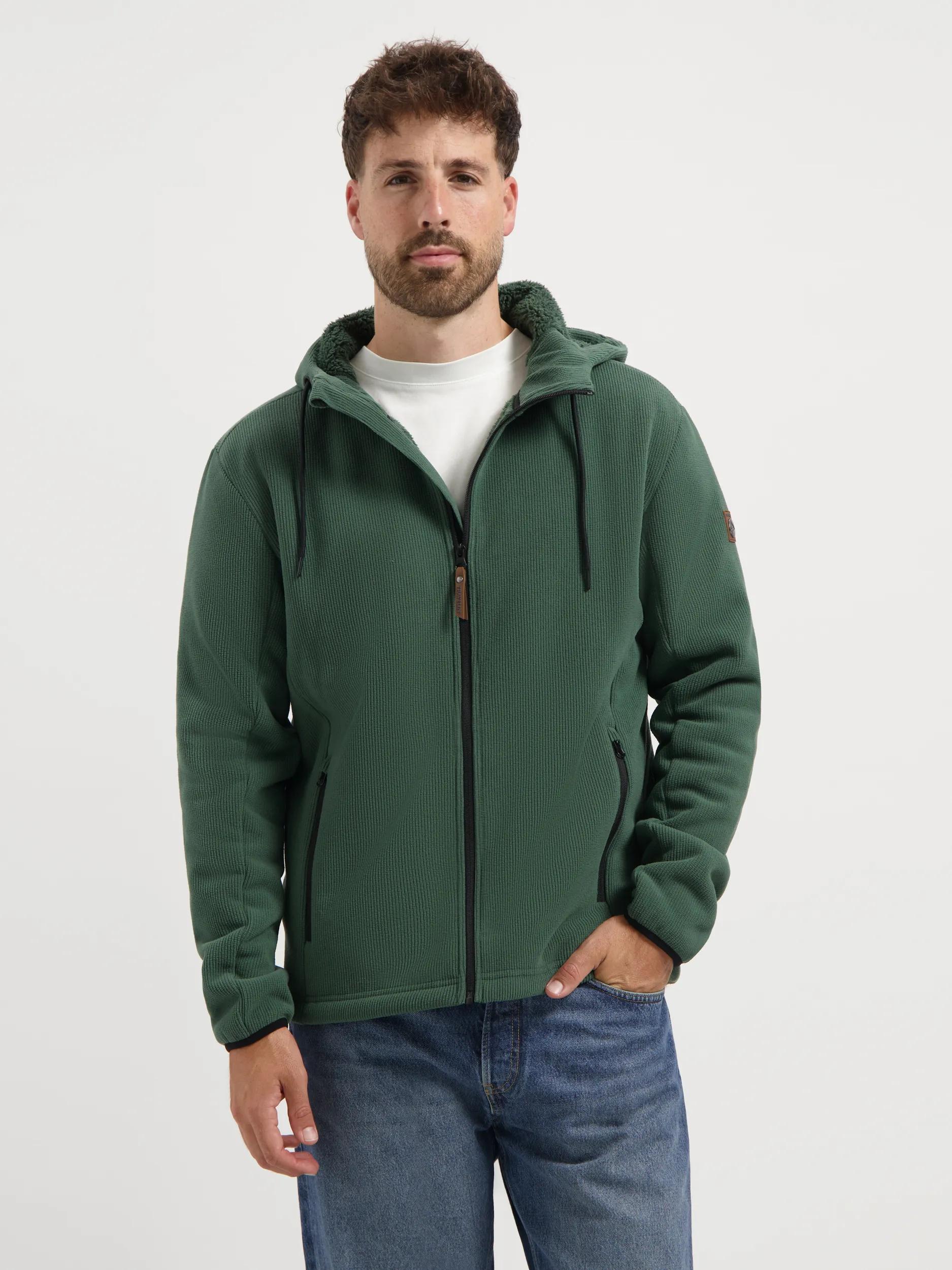 Travelin'  Karlson Heren  Outdoorvest  Donker Groen