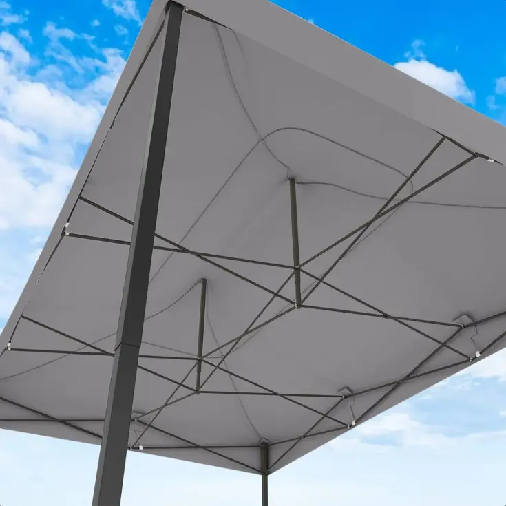 Partytent – 3x4.5 m – Donkergrijs