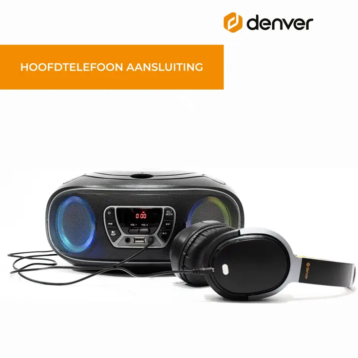CD speler FM-Radio Bluetooth Lichteffecten