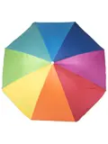 Parasol Strand Ø 160 cm Multi