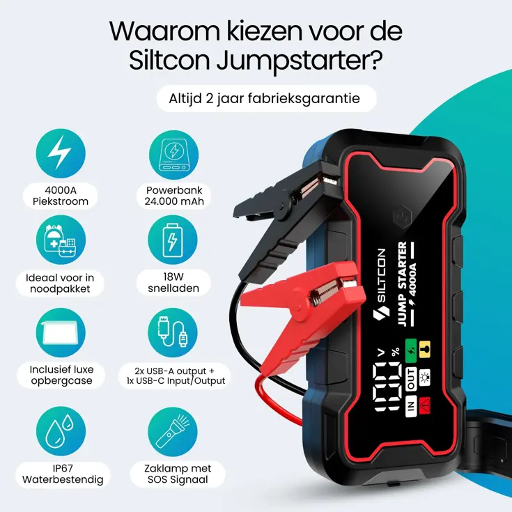 Jumpstarter - 4000A - 24.000mAh