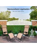 Opvouwbare Tuinstoelen – Beige