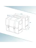 ProPlus Fietstas Dubbel - 40 L