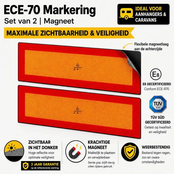 ECE-70 Markering - Magneetsticker